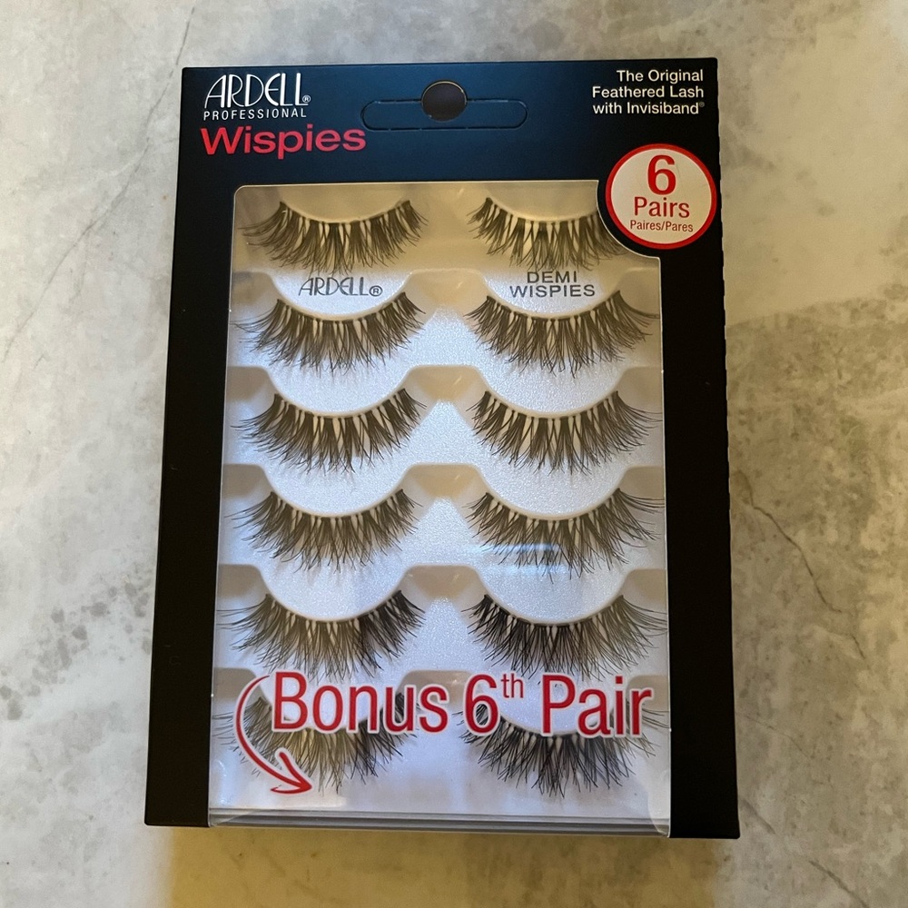 Ardell Professional Wispies Original Feathered Lash with Invisiband Eyelashes